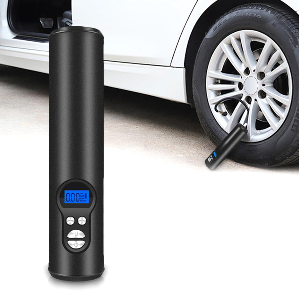 Portable Bike Air Compressor Wireless Mini Inflatable Electric Car Tire Pump Rechargeable Tyre Inflator With LED Light Bike Pump