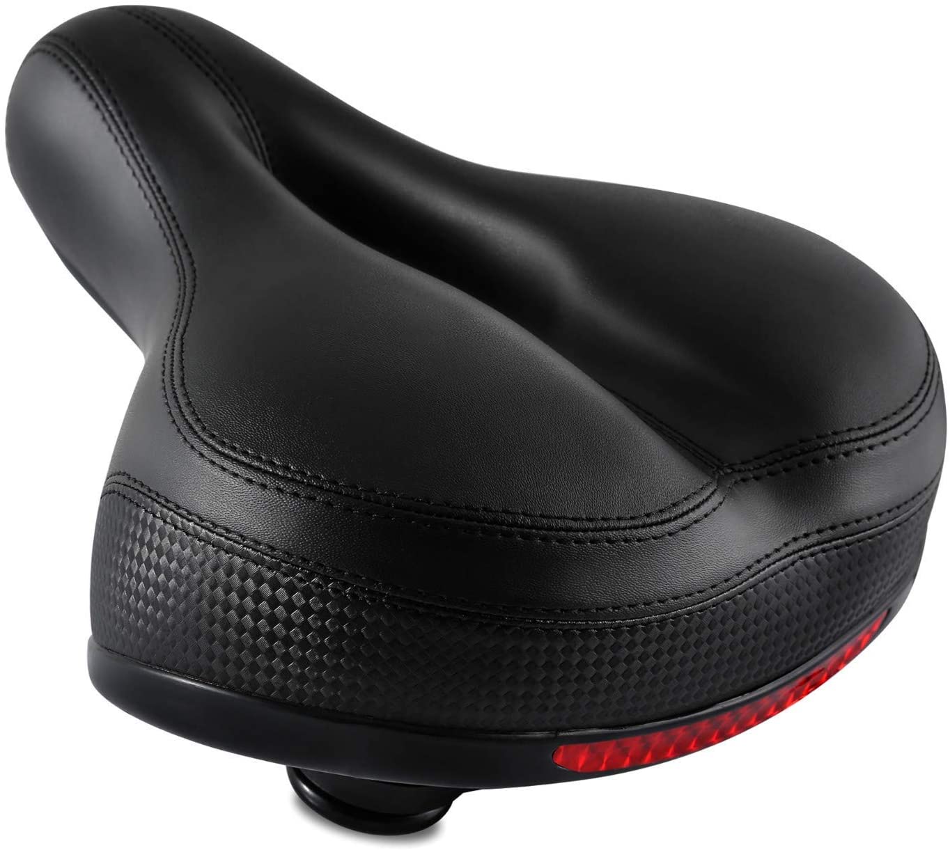 Smabike Comfort Bike Seat for Women or Men, Bicycle Saddle Replacement Padded Soft High Density Memory Foam