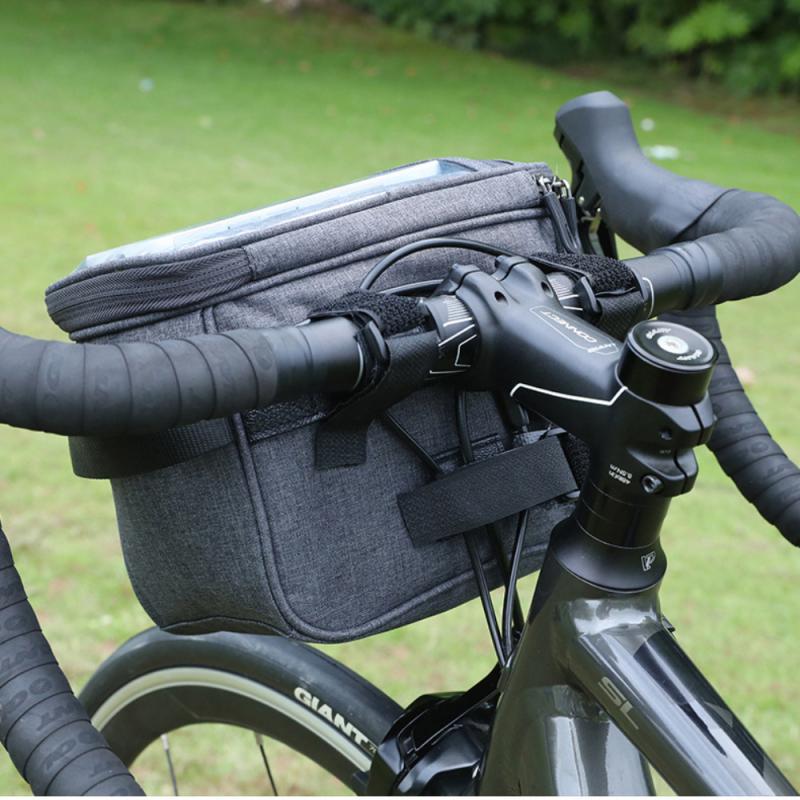 Smabike 5L Multifunctional Bicycle Mountain Bike Head Bag Can Be Used As A Shoulder Bag MTB Road Handlebar Front Bag Bike Accessories
