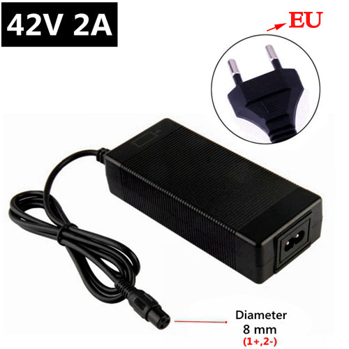 42V 2A Charger  for 36V Electric Bike Lithium Battery  Xiaomi M365 Electric Scooter Charger Hoverboard Balance Wheel Charger