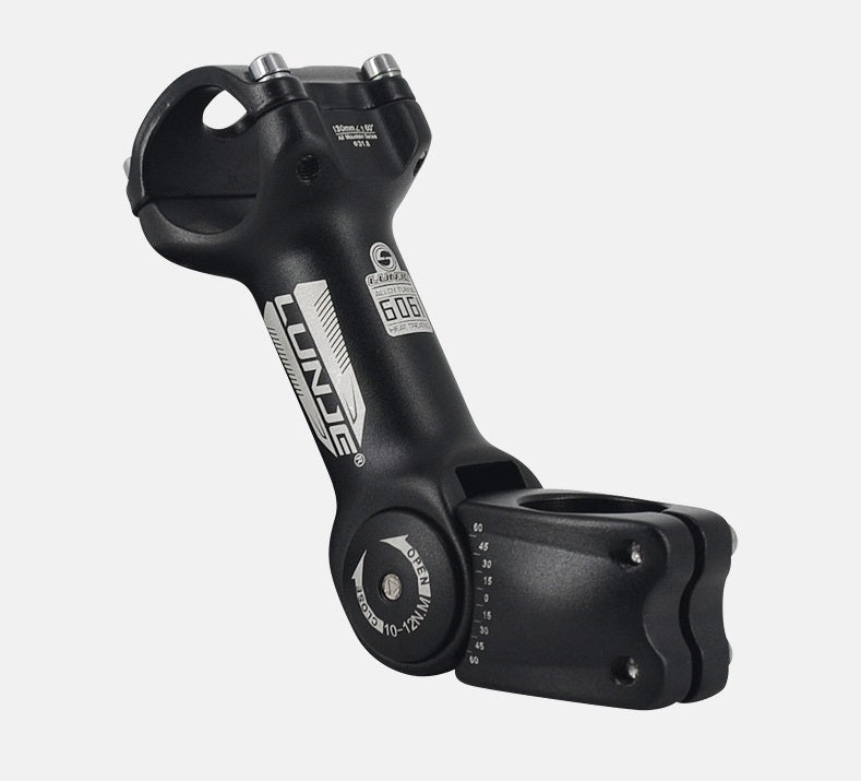 Adjustable Stem 0~90 Degree 90mm MTB Adjustable Bike Stem for 31.8mm(1.25") Handlebar, Suitable for Most of Mountain Bike, Road Bike, BMX